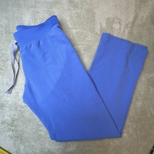FIGS Livingston Scrub Pants L Large Blue cargo pockets nurse medical women