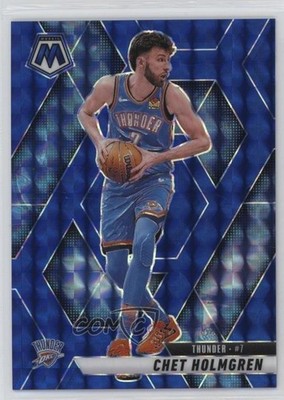 2024-25 Panini Mosaic Blue Mosaic Prizm 178/199 Chet Holmgren #63 1oq1