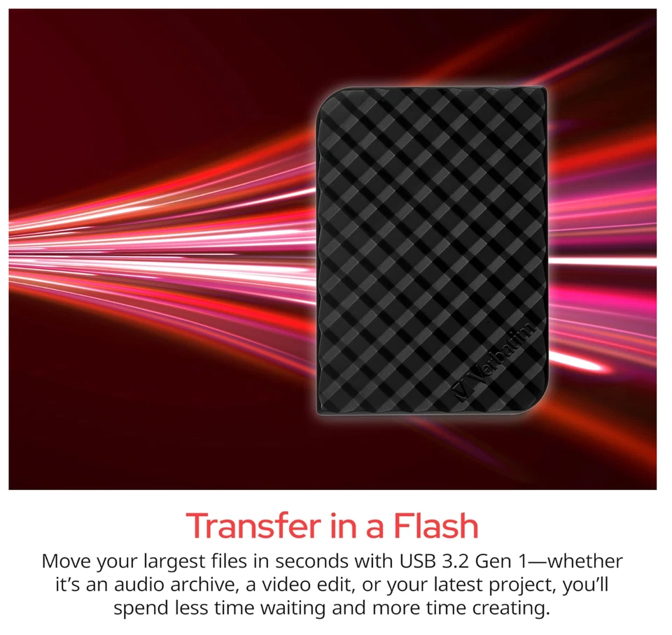 Verbatim Store 'n' Go 512GB SSD extern, USB-C 3.0, tragbar, Mac & Windows - Bild 4 von 4