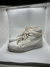 Vintage Reebok White Leather Shoes Men s Size...