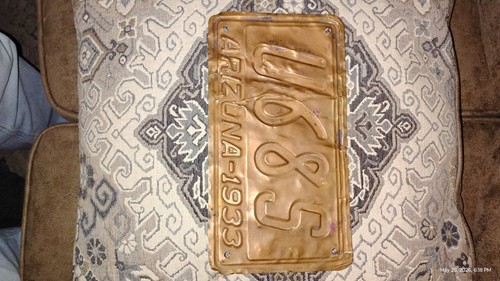 Copper Arizona license plate