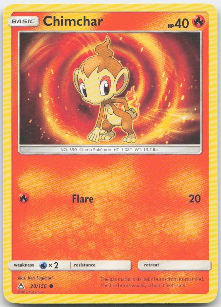 Pokemon : Chimchar Ultra Prism 20/156 : C