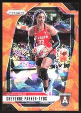 2589G 2024 Panini Prizm WNBA #114 Cheyenne Parker-Tyus Ice Orange Prizms