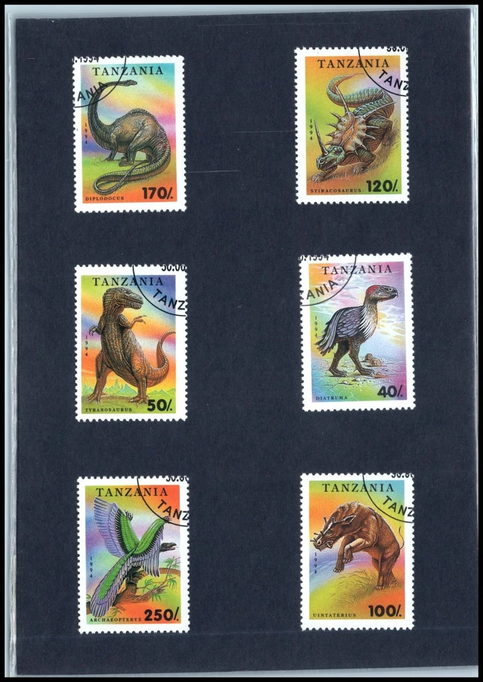 1990 DINOSAURS mixed lot 9 panels sealed Tanzania Bulgaria Vietnam etc - Image 4 of 4