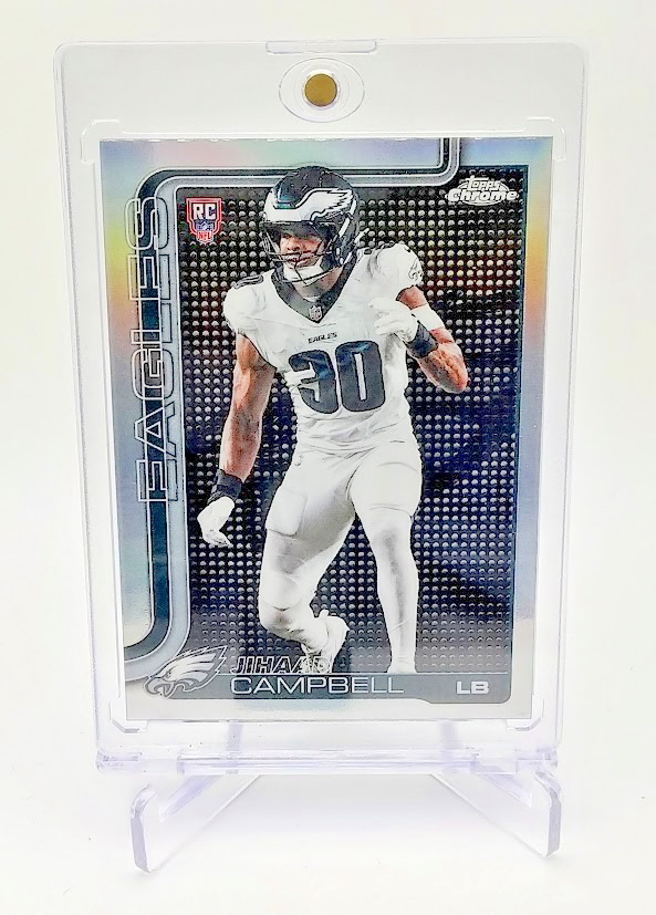 2025 Topps Chrome Jihaad Campbell Rookie Lightboard Logo Variation