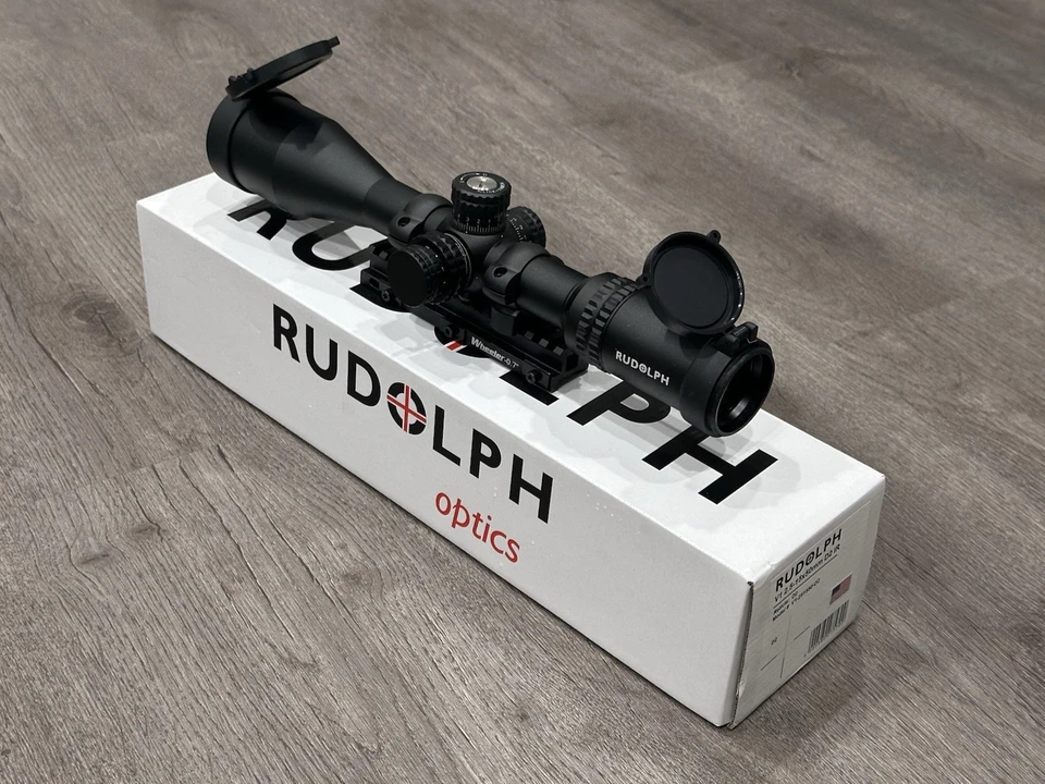 Mira para rifle retro Rudolph Optics V1 2,5-15x50 D2 IR montaje tejedor y anillos Foto 4 de 4