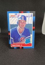 1988 Donruss - Rated Rookie Mark Grace #40 (RC)