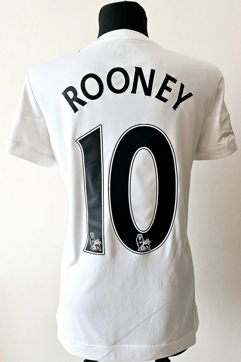 Wayne Rooney White Manchester United International Club Soccer Fan