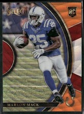 2017 Panini Select #60 Marlon Mack Tri-Color #/199