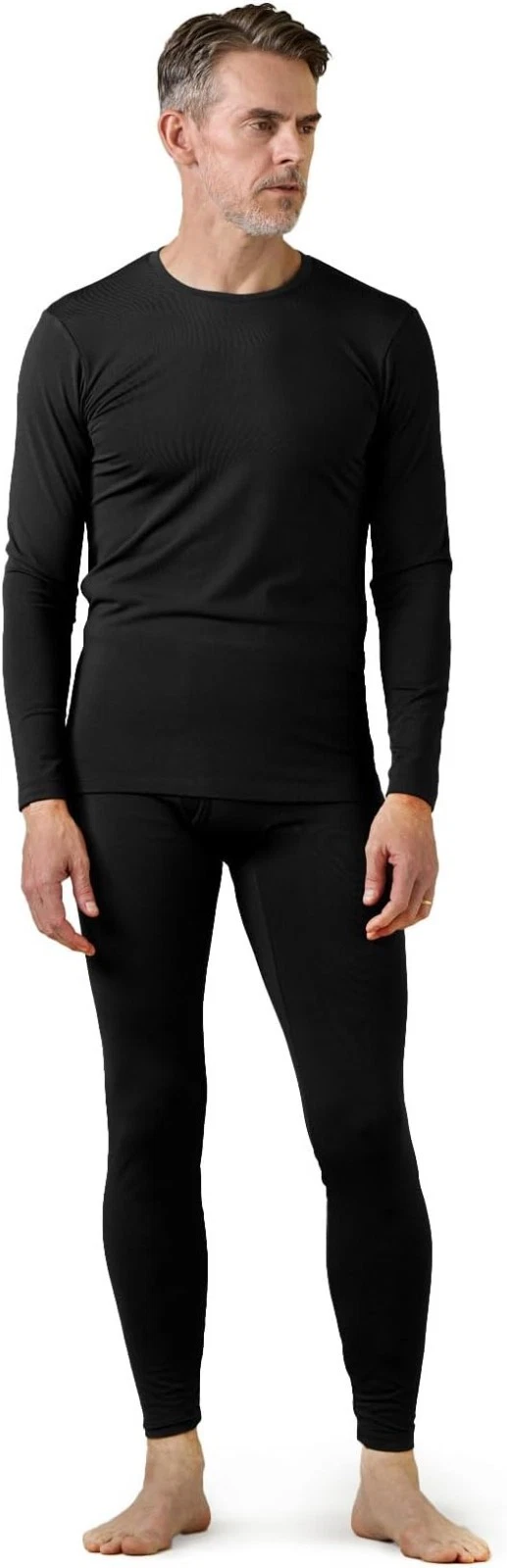 LAPASA Men's Thermal Underwear Set Soft Fleece Lined Long Johns Light/Mid/Heavy
Opens in a new windo