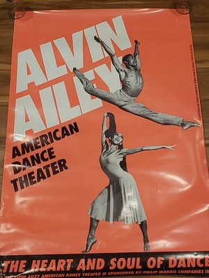 Alvin Ailey American Dance Theater Rare Vintage Original Poster 89