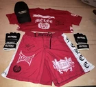 Conor Heun Signed Fight Worn Used Gloves Trunks Walkout Shirt Elite XC - UFC WEC
