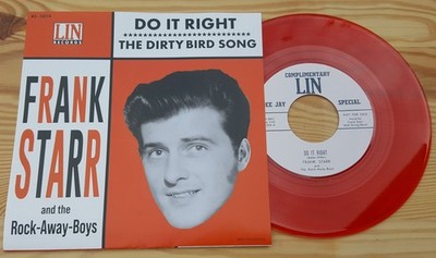 FRANK STARR - ''Do It Right'' Romping Rockabilly Re-issue - Red Vinyl -Hear Both