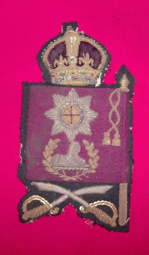 Color Sgt post 1901 arm badge. PRICED TO SELL