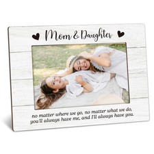 Mom and Daughter Picture Frame, Wooden Picture Frame Birthday Gifts for Mommy...