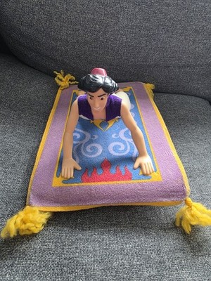 Disney Thinkway Toys JusToys Aladdin On Magic Flying Carpet Rare