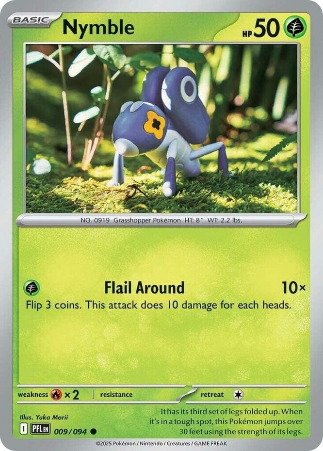 Nymble - 009/094 - Common - Reverse Holo NM Phantasmal Flames