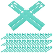 100 Pcs Plastic Plant Labels Garden Stakes Nursery Garden Stakes 2x20cm