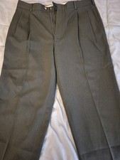 Vintage John Alexander Men's Dress Pants 36x32 Vintage Sizing Olive Greea