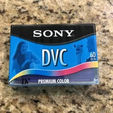 Sony DVC Digital Video Mini DV Premium Color Cassette Tape 60 Minutes LP-90 NEW