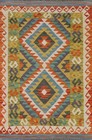 Pastel Color Tribal Traditional Kilim Reversible Wool Flat woven Foyer Rug 3x5
