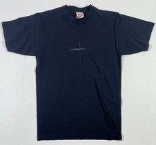 VTG 90s Mossimo T-Shirt Medium Made in USA Black Minimal Logo Tee Skate Grunge