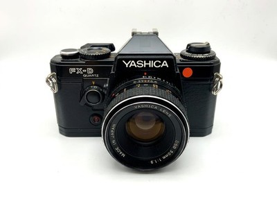 Yashica FX-D Quartz + Yashica 50mm f/1.9 Kit Set Analog SLR 35mm Kamera Objektiv