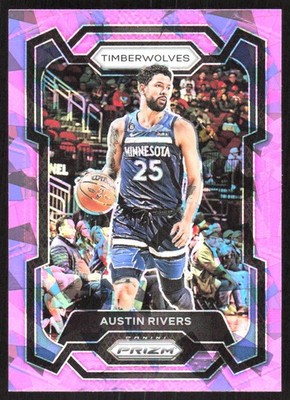 881J 2023-24 Panini Prizm #278 Austin Rivers Prizms Pink Ice