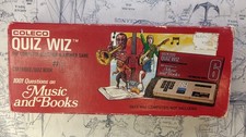 Coleco Quiz Wiz Cartridge  Quiz Book 6 In Box Music And Books 1980