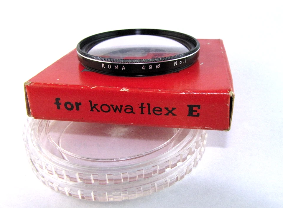 Koma 49mm Photo Filter #1 Close-Up Vintage Kowa Flex E Kowaflex Brand JAPAN +Box - Image 4 of 4