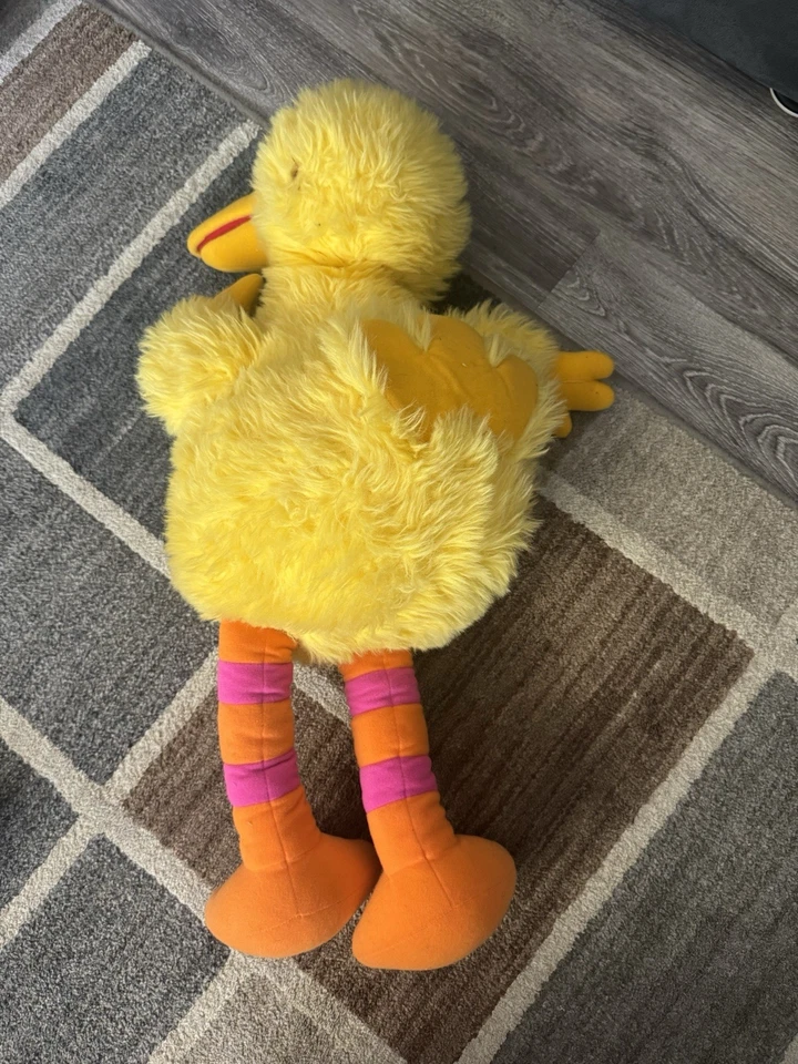 Juguete de peluche Hasbro Sesame Street Softies Big Bird cuerpo de 18", patas de 12", vintage 1985 Foto 2 de 4