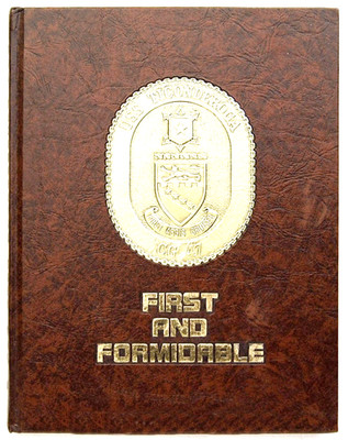 USS TICONDEROGA CG-47  1981-1982-1983-1984 COMMISSIONING-FIRST CRUISE BOOK