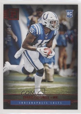 2019 Panini Chronicles Panini Red 44/199 Parris Campbell #P14 Rookie RC 2fw