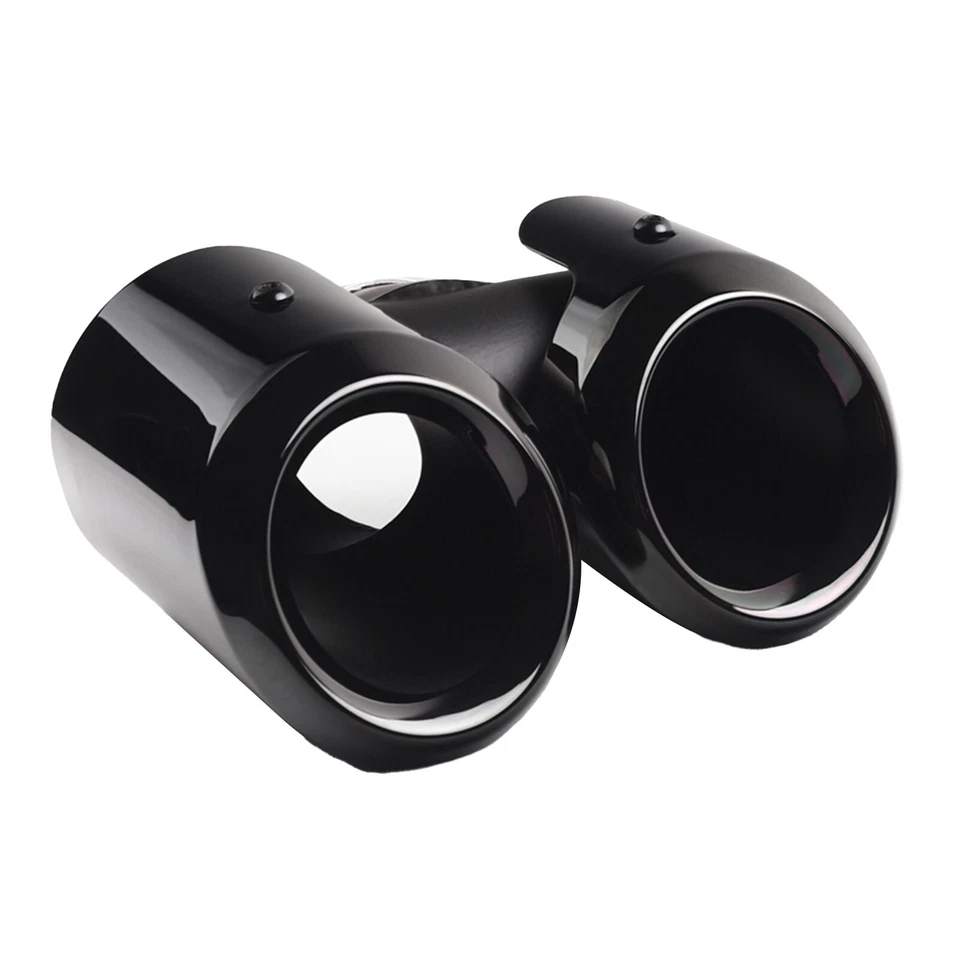 Stainless Black Rear Tail Exhaust Muffler Tips For 2020-2024 Land Rover Defender - Image 2 of 4