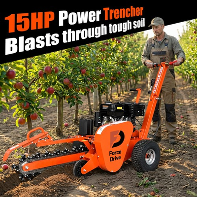 #ad #ad New trencher 24 inch Dajiang Electric start 15 horsepower Free shippin $2698.99
