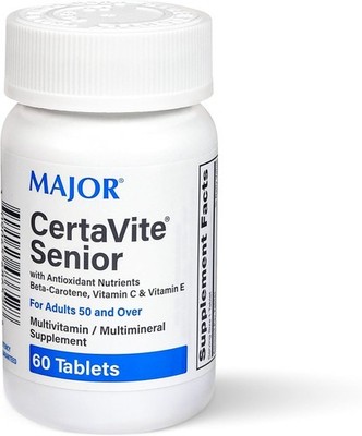 Certa Vite Senior Plus Lutein Tablets for Eye Health, 60 Ea