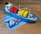 Vintage 1987 LEGO Boat: Cargo Carrier (4030) w/ Instructions