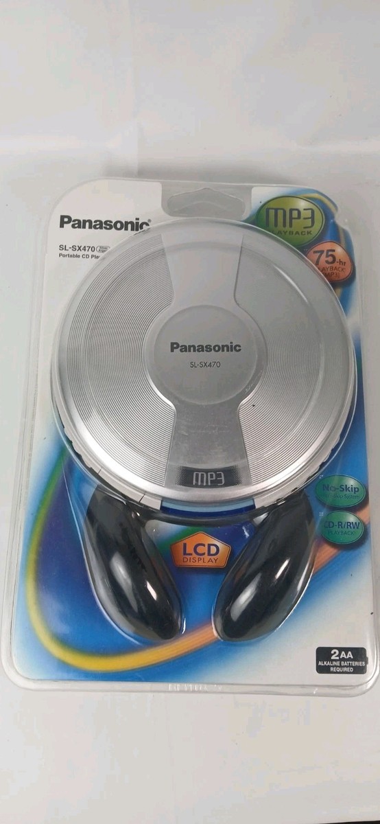 Panasonic SL SX470 Portable CD Player MP3 Playback NEW In Package