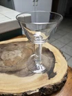 Steuben Air Twist Stem Cocktail Wine Glass-4 3/4 In-Signed