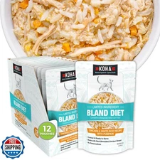 KOHA Pet Limited Ingredient Bland Diet for Cats, Chicken and White Rice Recip