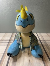 Build A Bear Stormfly Dreamworks How To Train Your Dragon Plush Blue Yellow