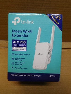 TP-Link Mesh Wi-Fi Extender AC1200 Dual Band RE315