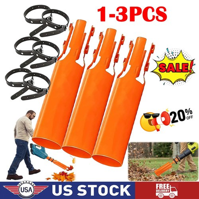 #ad #ad Leaf Blower Attachment Doubles Airflow Booster Snow Debris Blower Air Booster US $16.99