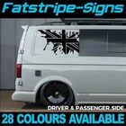 Union Jack Vinyl Decals Camper Van Caravan Motorhome Stickers Graphics x2