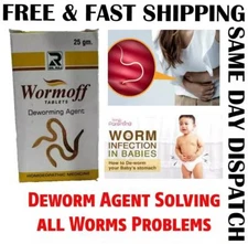 Permanent Treatment For Hookworm, Roundworm, Tapeworm Removal Tablets Homeopathy