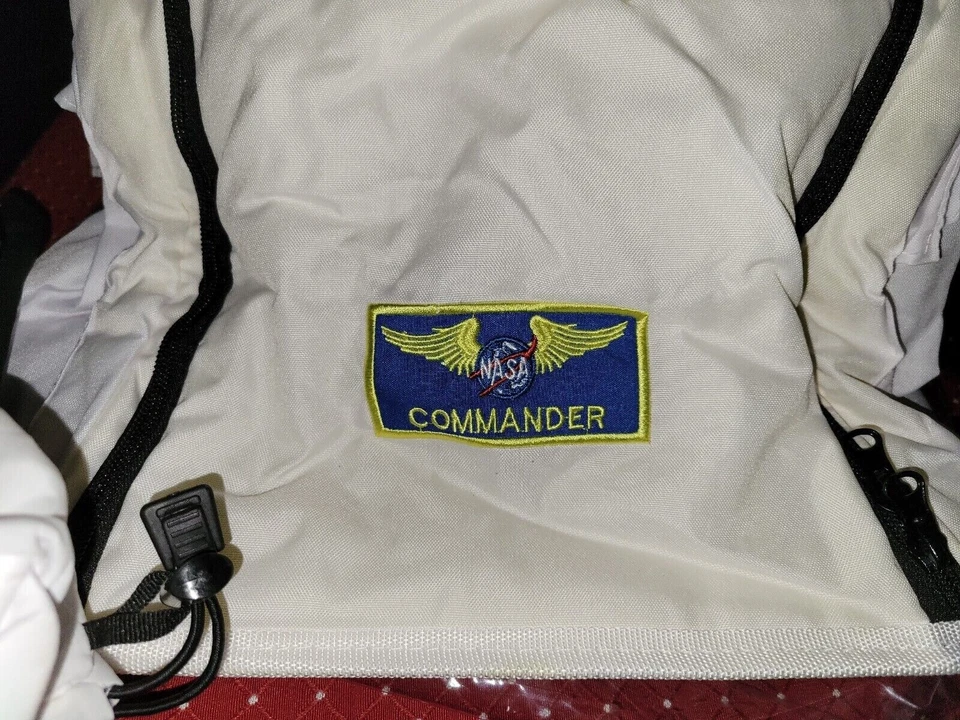 Mochila de astronauta de la NASA Halloween Bolsa de luna espacial Accesorios Equipo Disfraz Foto 3 de 4