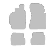 Fußmatten-Set für Toyota Celica Coupe (1989-1994) Robust anthrazit