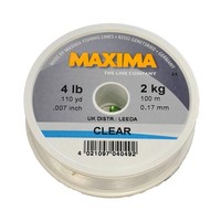 Maxima Clear Mono Fishing Line 100m Spool. All Sizes - Clear Line Maxima Clear Mono Fishing Line 100m Spool. All Sizes - Clear Line