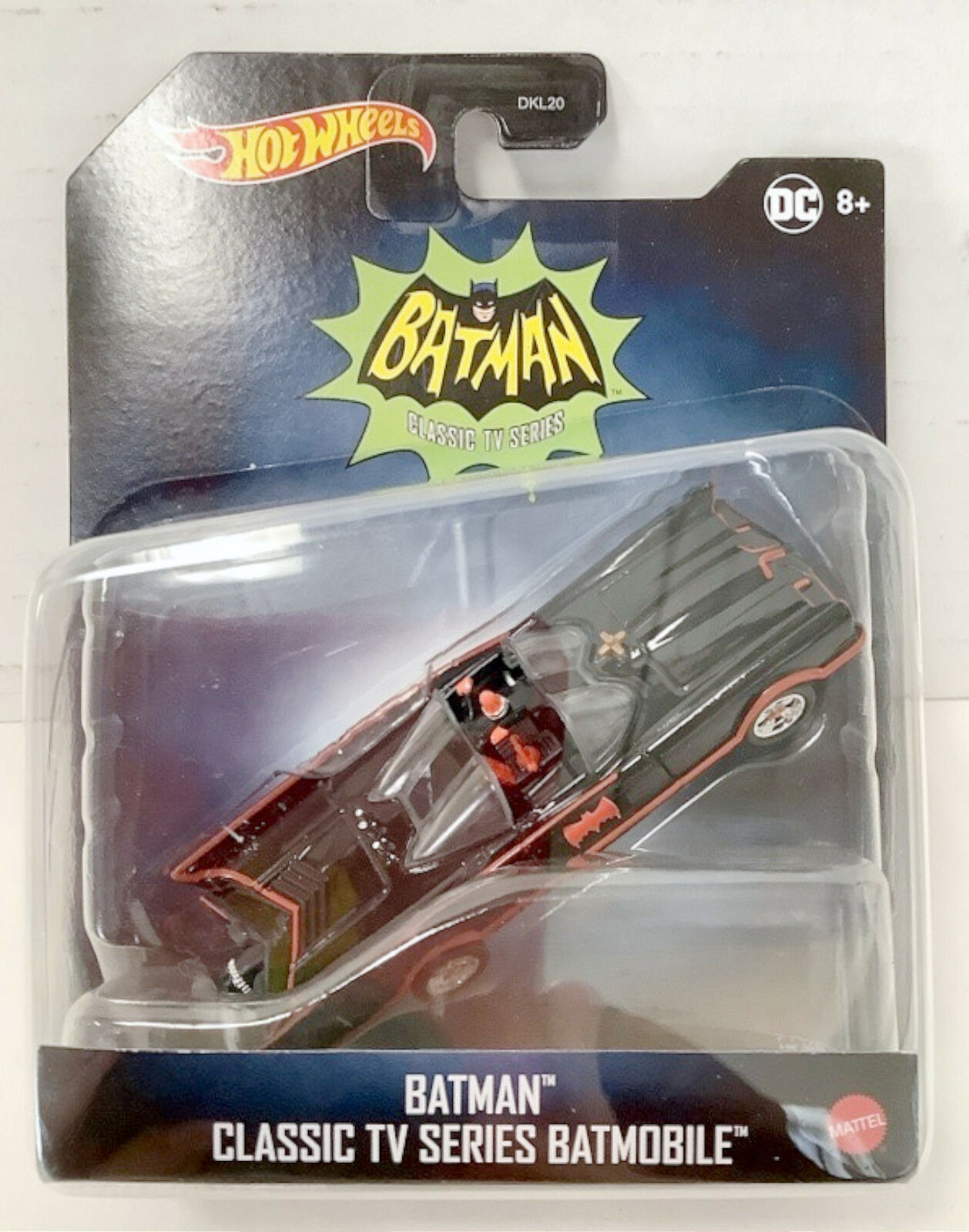 NEW Mattel DKL23 Hot Wheels Batman CLASSIC TV SERIES 1966 BATMOBILE 1:50 2021