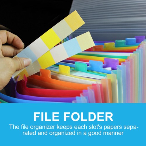 Transparent Organ Bag Receipt Organizer Folders Pockets Accordion Miss - Picture 11 of 12